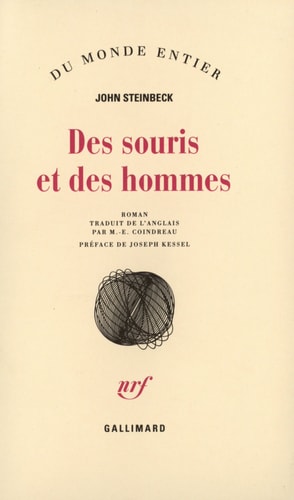 DES SOURIS ET DES HOMMES, de John Steinbeck | portada del libro