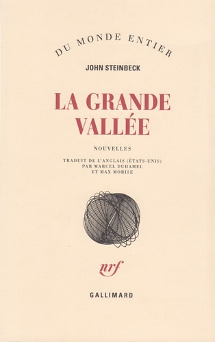 LA GRANDE VALLEE, de John Steinbeck | portada del libro