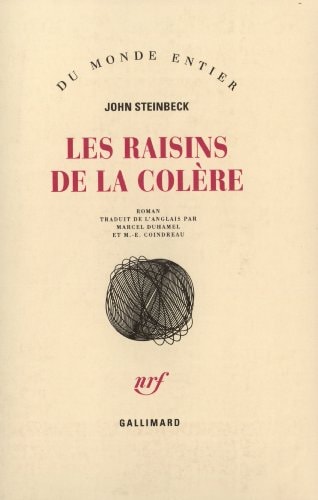 LES RAISINS DE LA COLERE, de John Steinbeck | portada del libro