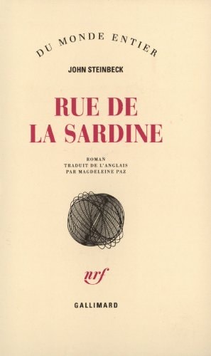 RUE DE LA SARDINE, de John Steinbeck | portada del libro