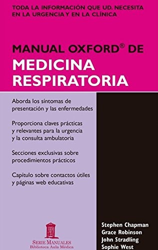 MANUAL OXFORD DE MEDICINA RESPIRATORIA. 3ª EDICION, de CHAPMAN | portada del libro