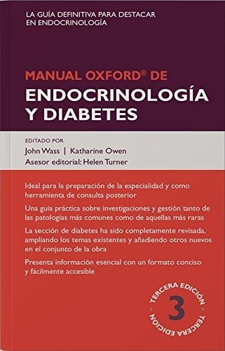 MANUAL OXFORD DE ENDOCRINOLOGIA Y DIABETES, de WASS | portada del libro