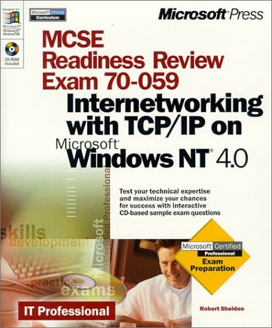 MCSE READINESS REVIEX EXAM 70-059, de SHELDON | portada del libro