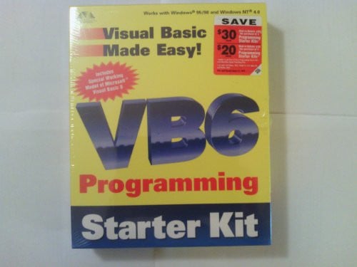 VISUAL BASIC 6 PROGRAMMING STARTER KIT, de MCP | portada del libro