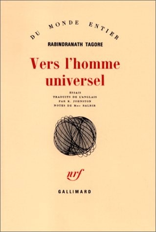 VERS L'HOMME UNIVERSEL, de Rabindranath Tagore | portada del libro
