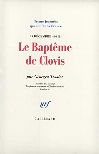 LE BAPTEME DE CLOVIS, de Georges Tessier | portada del libro