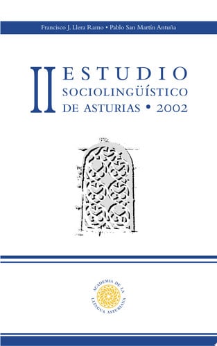 II ESTUDIO SOCIOLINGUISTICO DE ASTURIAS | portada del libro