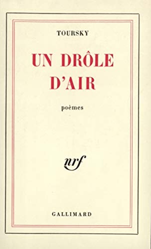 UN DROLE D'AIR, de Toursky | portada del libro