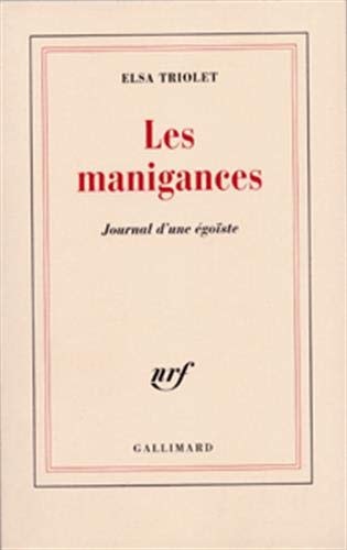MANIGANCES, de Triolet | portada del libro