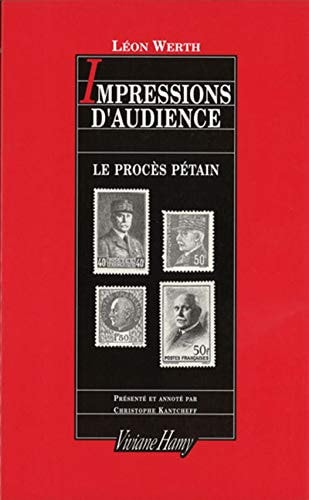 MPRESSIONS D AUDIENCE LE PR, de Werth | portada del libro