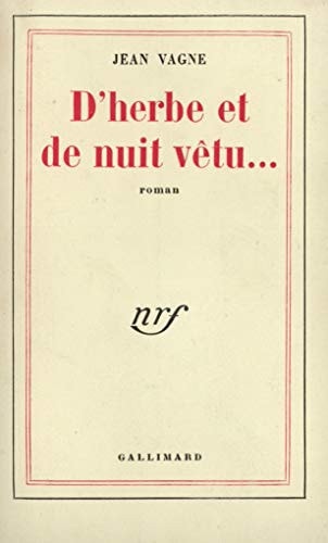 D'HERBE ET DE NUIT VETU..., de Vagne | portada del libro