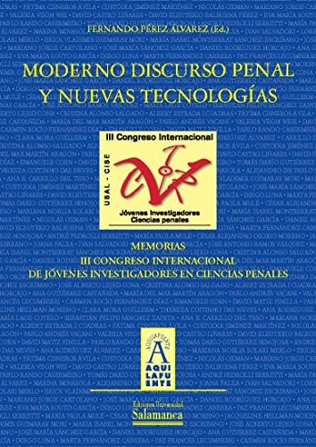 Moderno discurso penal y nuevas tecnologías | portada del libro