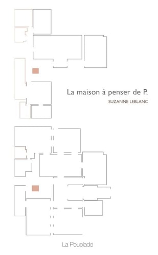 LA MAISON A PENSER DE P., de Suzanne Leblanc | portada del libro
