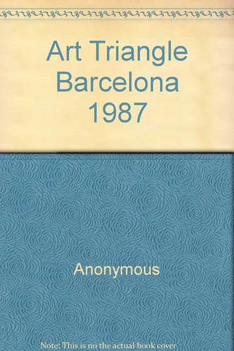 Art triangle Barcelona 1987 | portada del libro