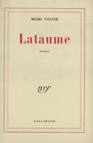 LATAUME, de Michel Vinaver | portada del libro