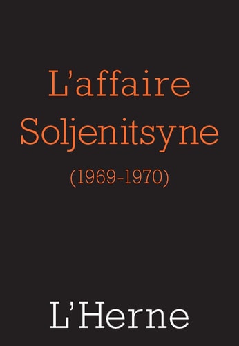 L'affaire Soljenitsyne, de Collectif | portada del libro