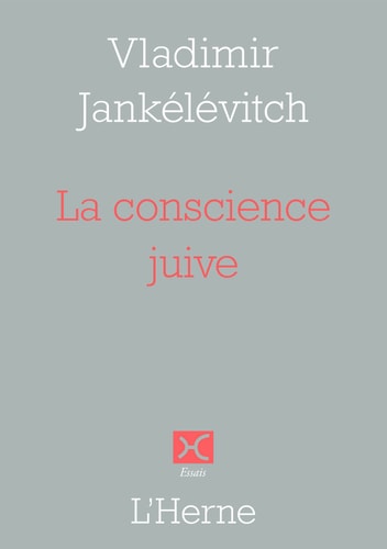 La conscience juive, de Vladimir Jankélévitch | portada del libro
