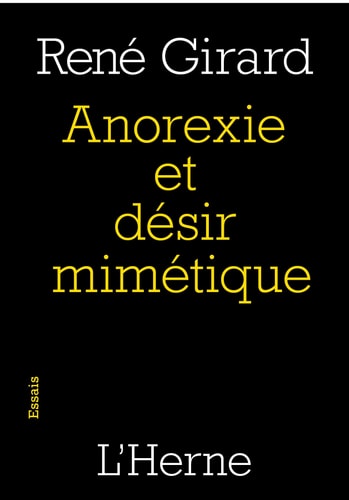 NOREXIE ET DESIR MIMETIQUE, de René Girard (essayiste).) | portada del libro