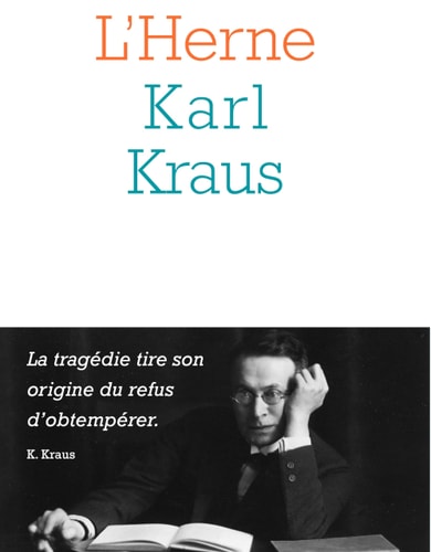 Cahier Karl Kraus, de Karl Kraus | portada del libro