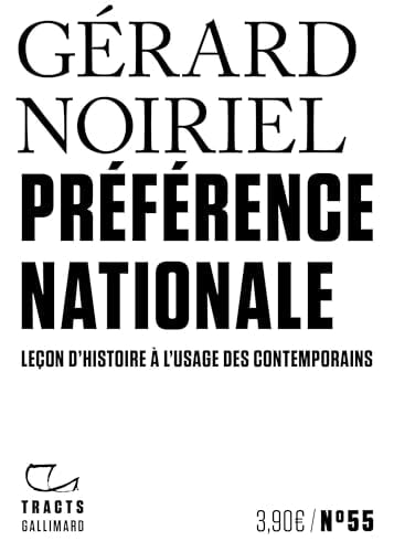 PREFERENCE NATIONALE, de Gérard Noiriel | portada del libro