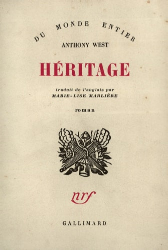 HERITAGE, de Anthony West | portada del libro