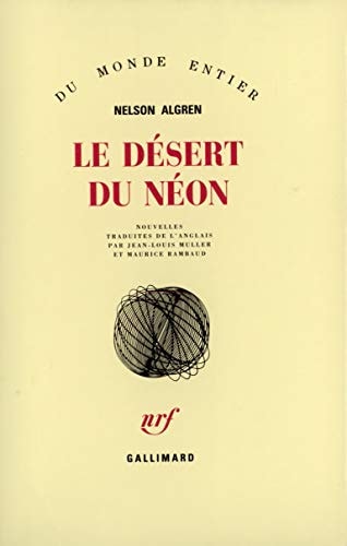 LE DESERT DU NEON, de Nelson Algren | portada del libro
