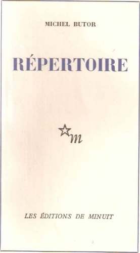 REPERTOIRE T4, de Michel Butor | portada del libro