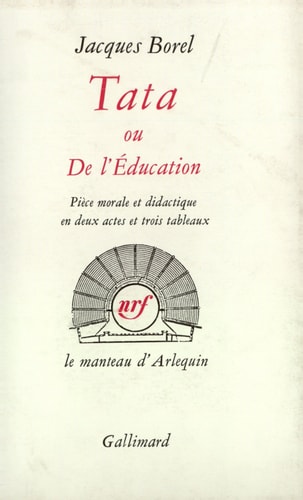 TATA OU DE L'EDUCATION, de Borel | portada del libro