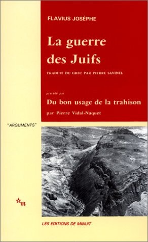 LA GUERRE DES JUIFS, de Flavius Josephus | portada del libro