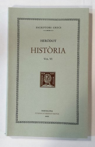 Història, vol. VI (llibre VI), de Heròdot | portada del libro