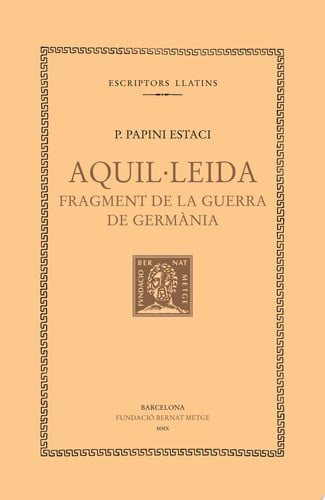 Aquil·leida, de Publi Papini Estaci | portada del libro