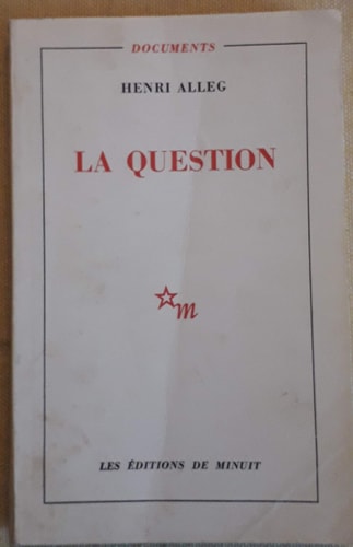 LA QUESTION, de Henri Alleg | portada del libro