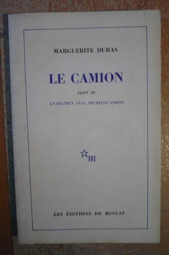 LE CAMION, de Marguerite Duras | portada del libro