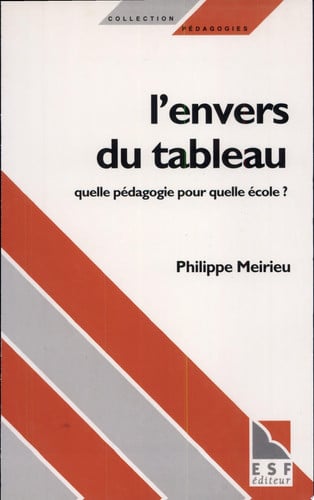 L'ENVERS DU TABLEAU, de MEIRIEU PHILIPP | portada del libro