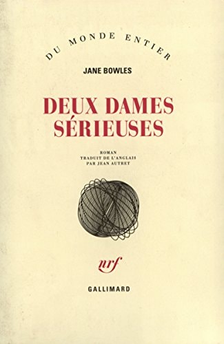 DEUX DAMES SERIEUSES, de Jane Bowles | portada del libro