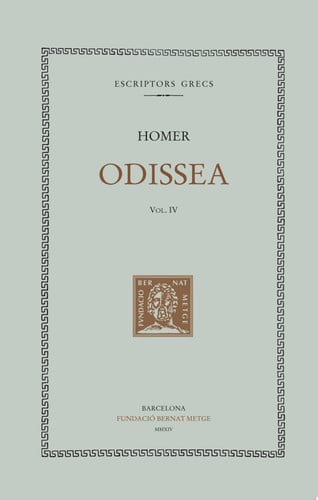 Odissea, vol. IV (cants XIX-XXIV), de Homer | portada del libro