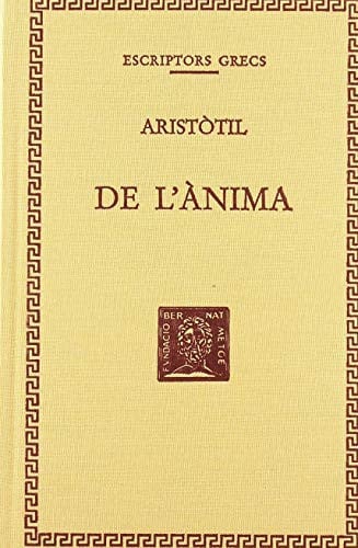 De l?ànima, de ARISTOTIL | portada del libro