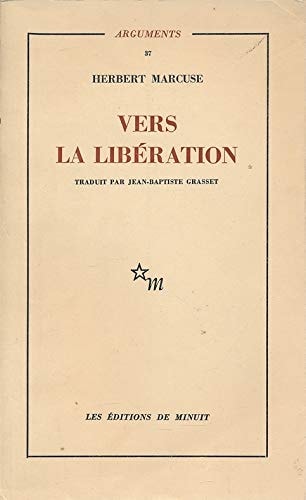 VERS LA LIBERATION, de Herbert Marcuse | portada del libro
