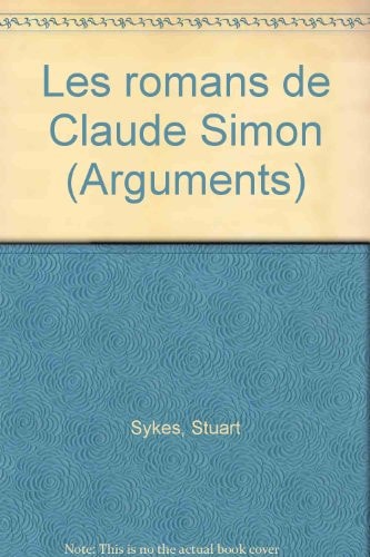 ROMANS CLAUDE SIMON, de Sykes | portada del libro