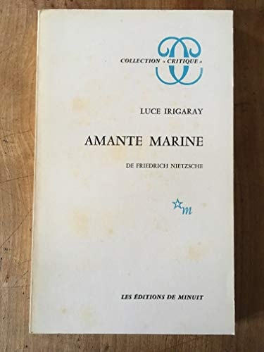 AMANTE, de Luce Irigaray | portada del libro