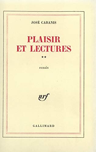 PLAISIR ET LECTURES T2, de Cabanis | portada del libro