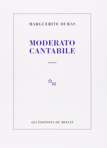 MODERATO CANTABILE, de Marguerite Duras | portada del libro
