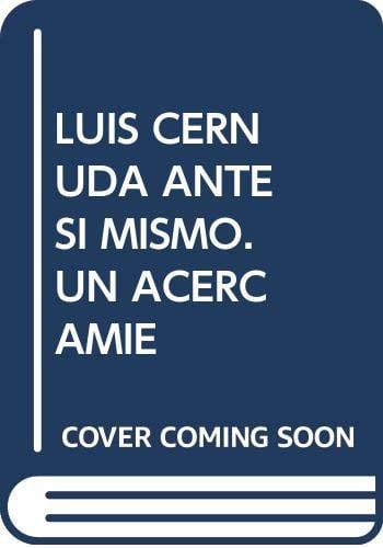 LUIS CERNUDA ANTE SI MISMO UN ACERCAMIENTO PSICOL., de RODRIGUEZ SACRISTAN | portada del libro