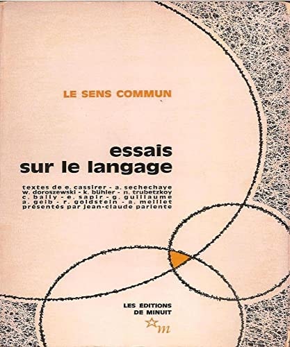 ESSAIS SUR LE LANGAGE, de Pariente | portada del libro