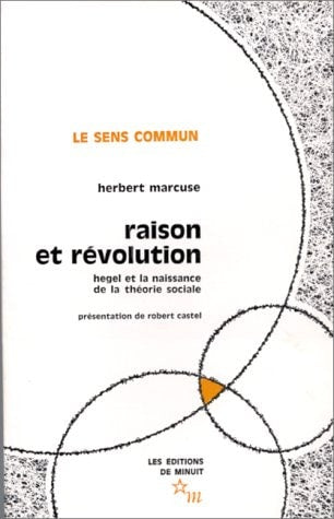RAISON ET REVOLUTION, de Marcuse | portada del libro