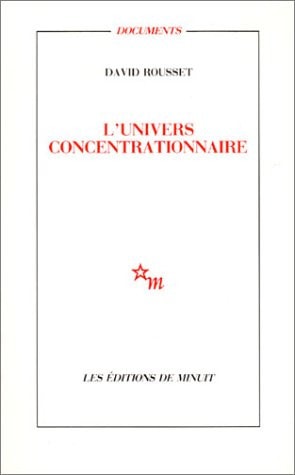 L'UNIVERS CONCENTRATIONNAIRE, de David Rousset | portada del libro