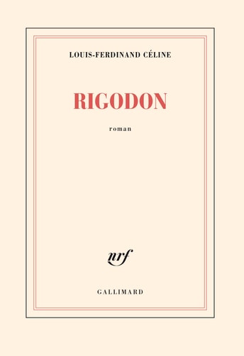 RIGODON, de Louis-Ferdinand Céline | portada del libro
