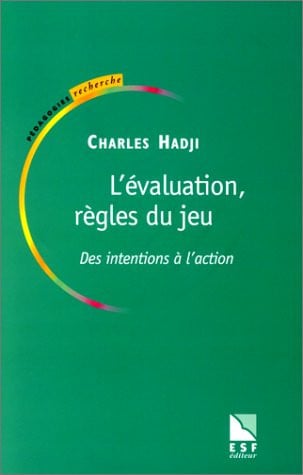 L EVALUATION REGLE DU JEU, de HADJI CHARLES | portada del libro