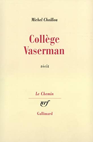 COLLEGE VASERMAN, de Chaillou | portada del libro