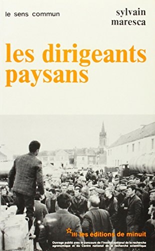 DIRIGEANTS PAYSANS, de Sylvain Maresca | portada del libro